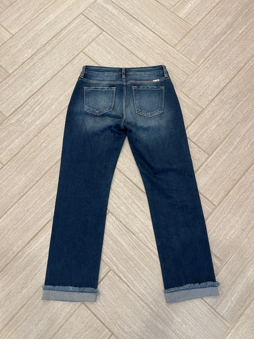 KanCan Dark Wash Boyfriend Jeans - Picture 6 of 6